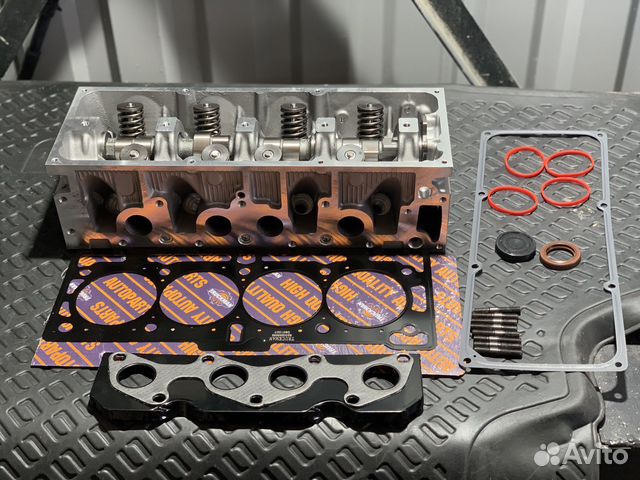 Головка блока рено k7j k7m комплект полный замены