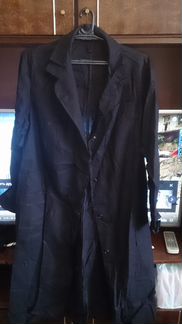 Халат чёрный Спецодежда новый) 2 шт