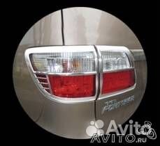 Рамки задних фонарей Toyota Fortuner 2009- хром