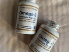 Omega 3 California Gold Nutrition новая 100 капсул