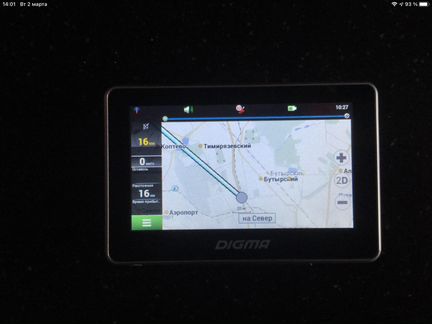 Портативный GPS-навигатор Digma AllDrive 400