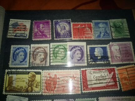 Марки зарубежные 1885-1964г