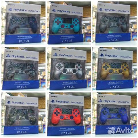 Геймпады PS4 цветная реплика