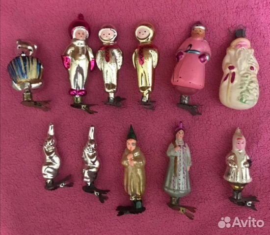 Елочные игрушки СССР
