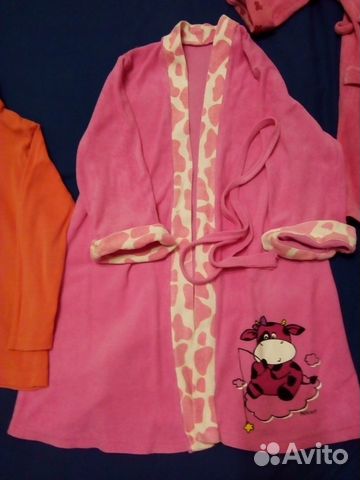 Халат махровый для девочки Pelican(3-6 лет) 2шт