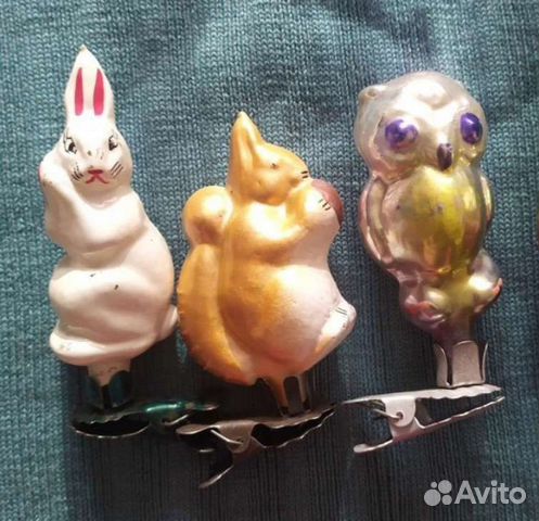 Елочные игрушки СССР