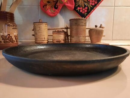 Сковорода чугунная 29 см, противни СССР