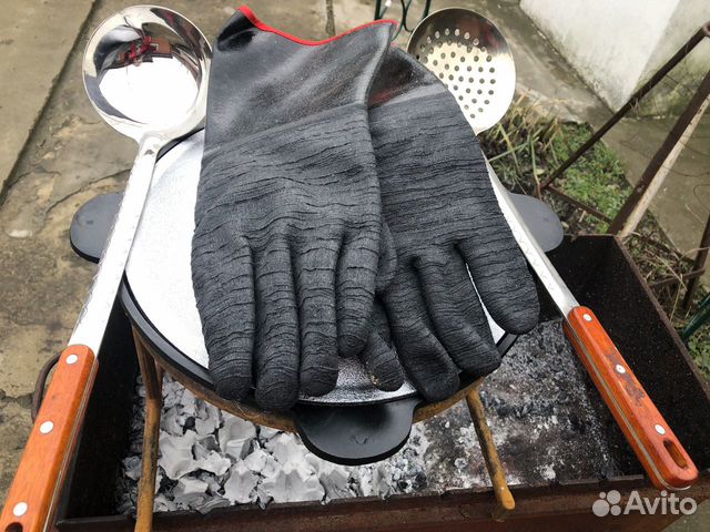 Казан чугунный 6 л. комплект, обожён