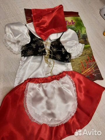 Карнавальный костюм Красная шапочка 104