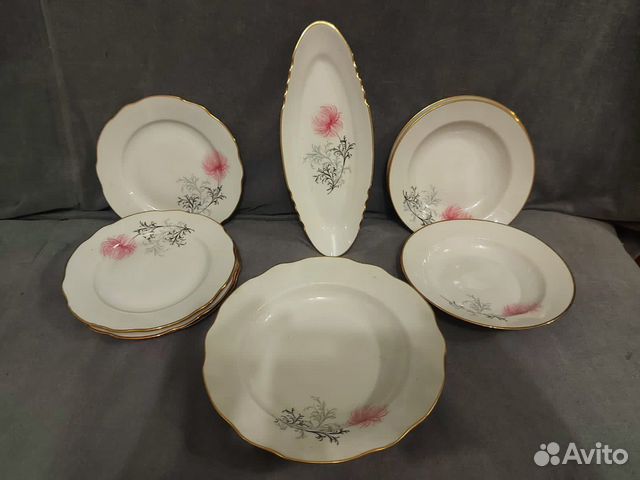 Набор столовой посуды СССР дулево