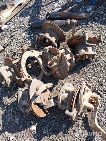 Передняя ступица, поворотный кулак Газель