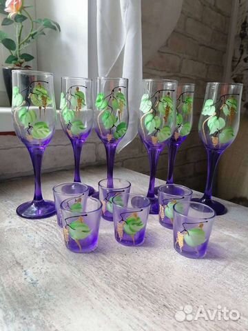 Набор бокалы + стопки