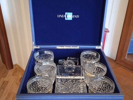 Набор для виски Linea Argenti. Италия