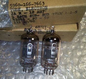 Лампы Mullard e18 EF95 6J1 и tangs RAM 12AU7