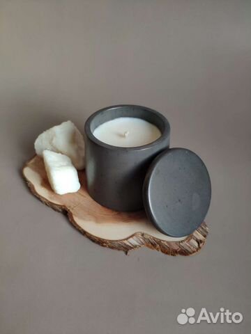 Бетонный подсвечник