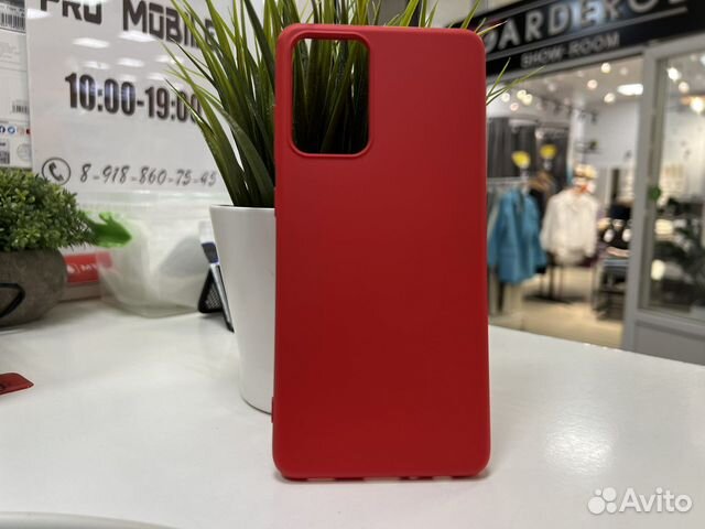 Чехол Silicone Case Samsung A72