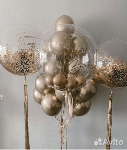 Воздушные гелиевые шары, коробки-сюрприз, Цветы