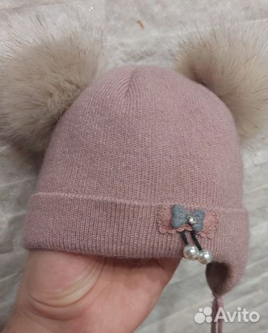 Шапка теплая для новорожденных