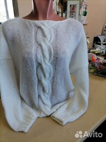 Вязание - джемпера - пайетки, кид мохер, норка