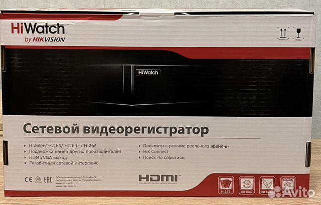 IP-видеорегистратор Hiwatch DS-N304(C) 8 Мп