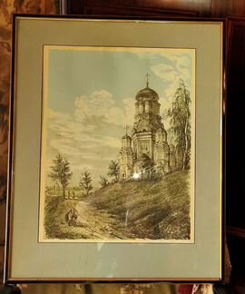 Гравюры-постеры 4 шт