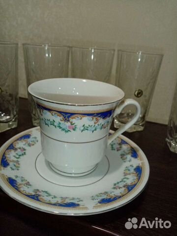 Чайный сервиз 12 пар