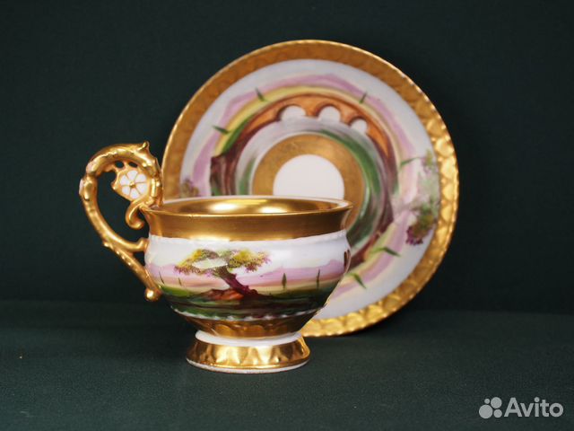 Коллекционная чайная пара. Франция