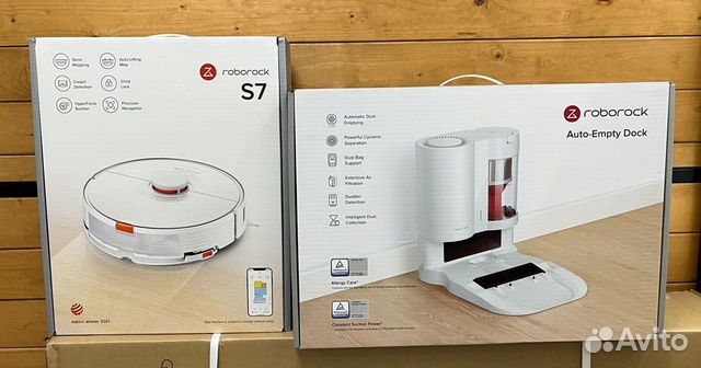 Робот-пылесос Roborock S7 + Станция самоочистки