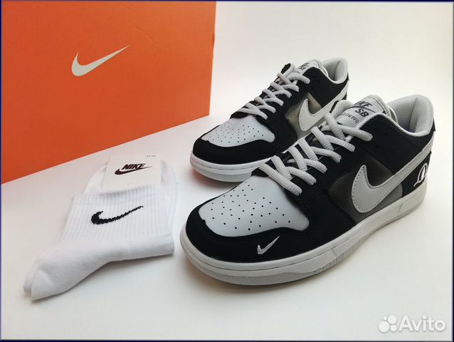 Кроссовки Nike SB Dunk LOW черные 40