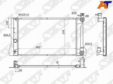 Радиатор toyota allion