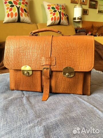 Кожаный портфель СССР
