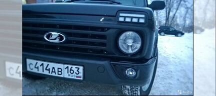 Бампер передний урбан под птф на нива 4Х4