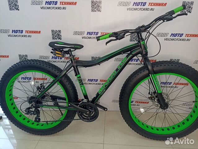 Велосипед Fat Bike жесткая вилка maxxpro FAT X26