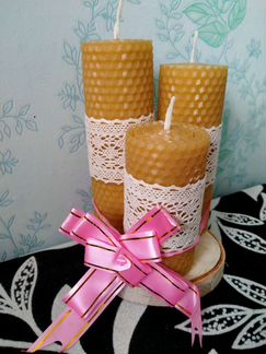 Трио из свечей