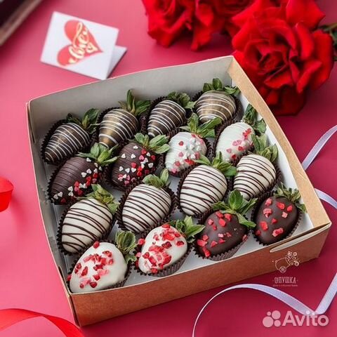 Наборы из клубники в шоколаде