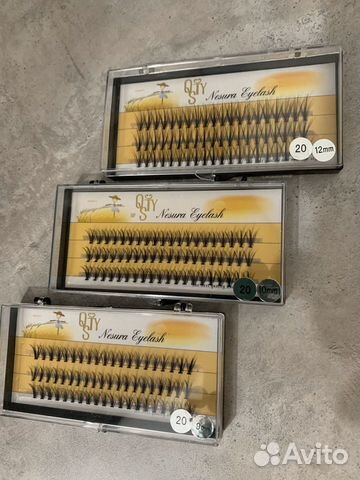 Пучковые ресницы для наращивания пучки реснички