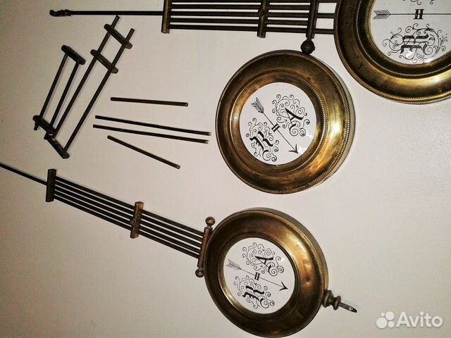 Стержни латунные для маятника старинных настенных