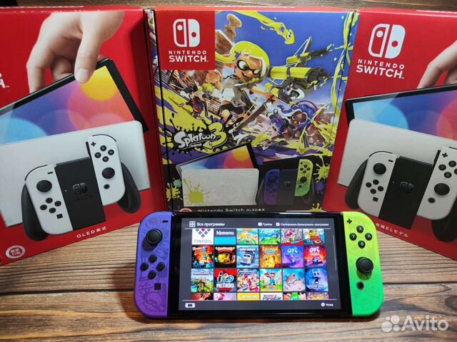Nintendo Switch Oled, новые прошитые