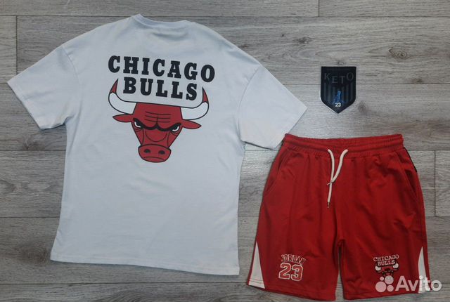 Спортивный костюм футболка и шорты Chicago Bulls