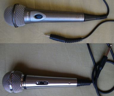 Микрофоны Philips, LG, Hing MA 308 XLR, и другое