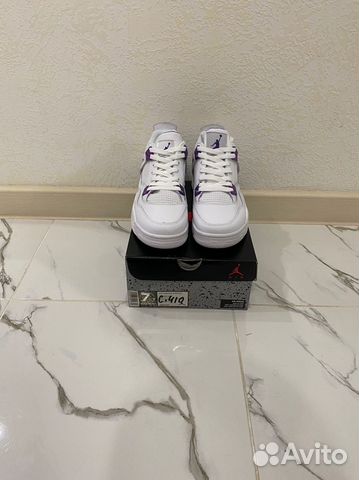 Кроссовки nike air jordan 4 white