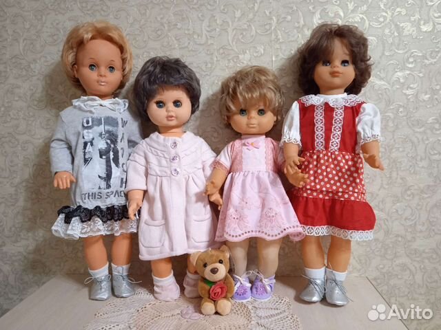 Большие винтажные куклы гдр