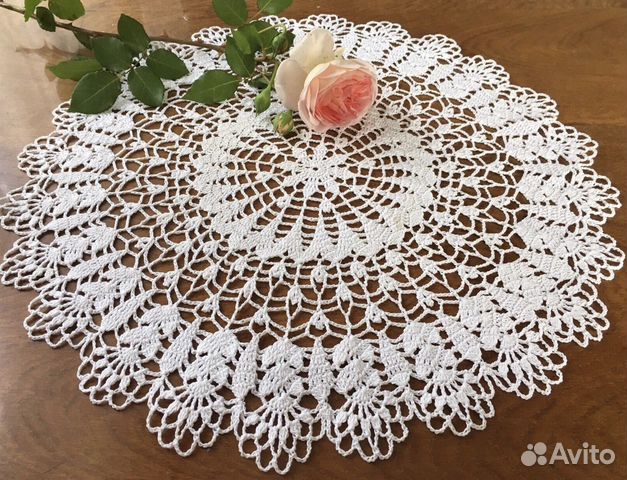Вязаные салфетки