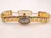 Cartier золотые женские часы с золотым браслетом