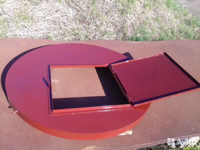 Крышка для колодца металлическая с люком купить в Москве | Товары для ...