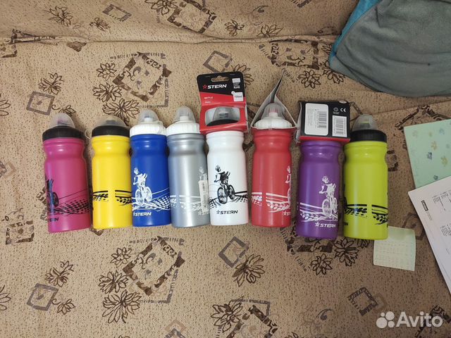 Фляга для воды пластиковая велосипедная новая