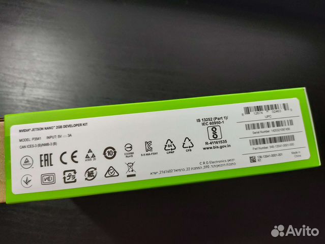 Nvidia Jetson nano 2gb (питание, sd карта, камера) купить в Москве ...