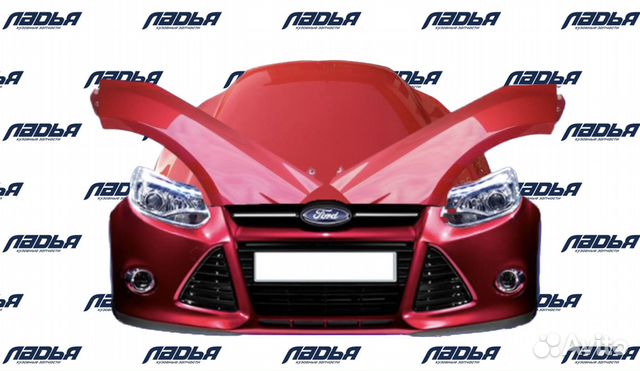 Бампер передний Форд Фокус 3 2011