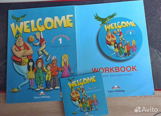 Учебник+рабочая тетрадь по английскому welcome 1 купить в Уфе | Хобби и ...