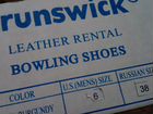 Боулинг обувь brunswick, 38 размер. Новые